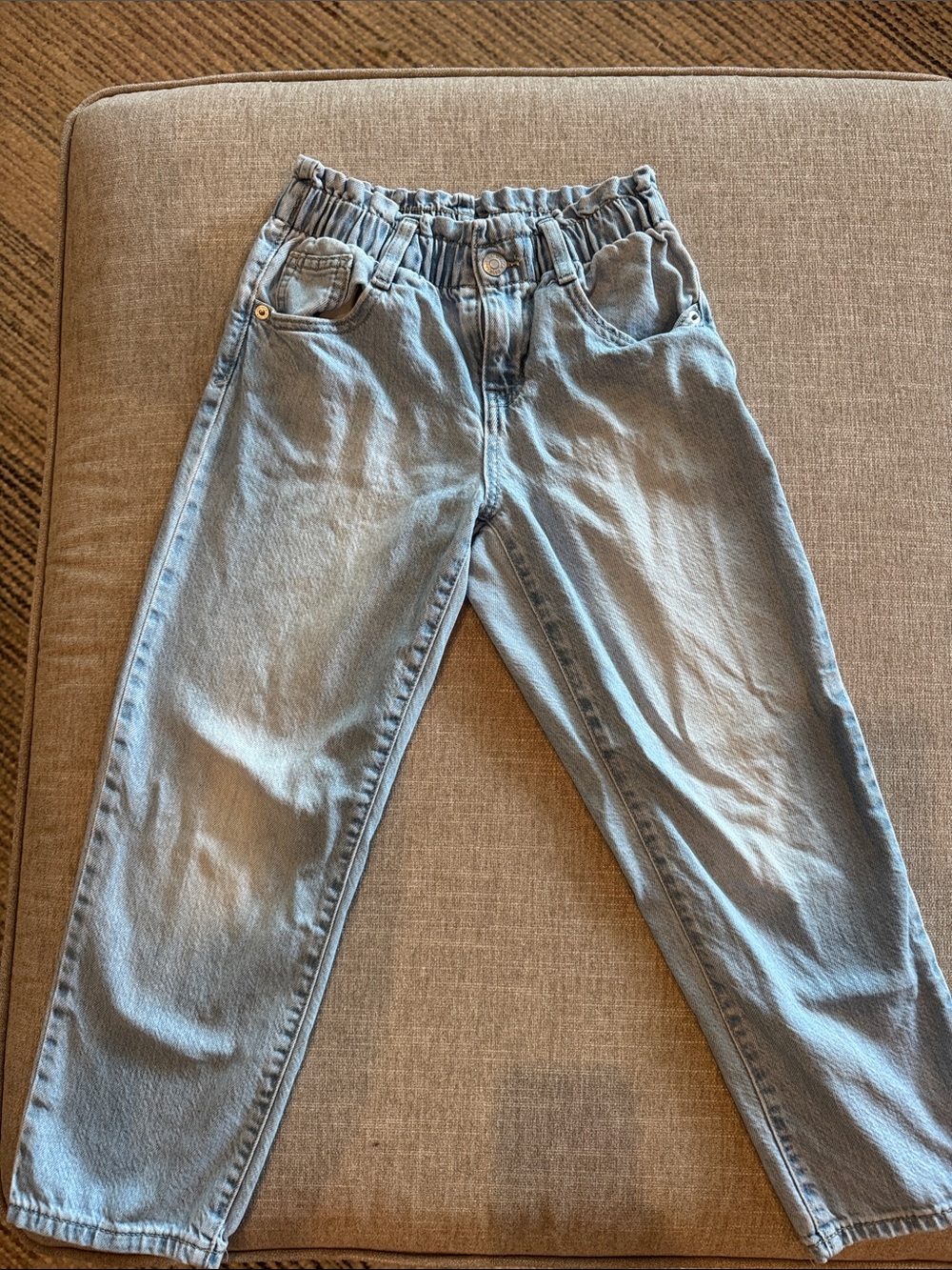 Cat & Jack Light Blue Elastic Waist Kids Jeans